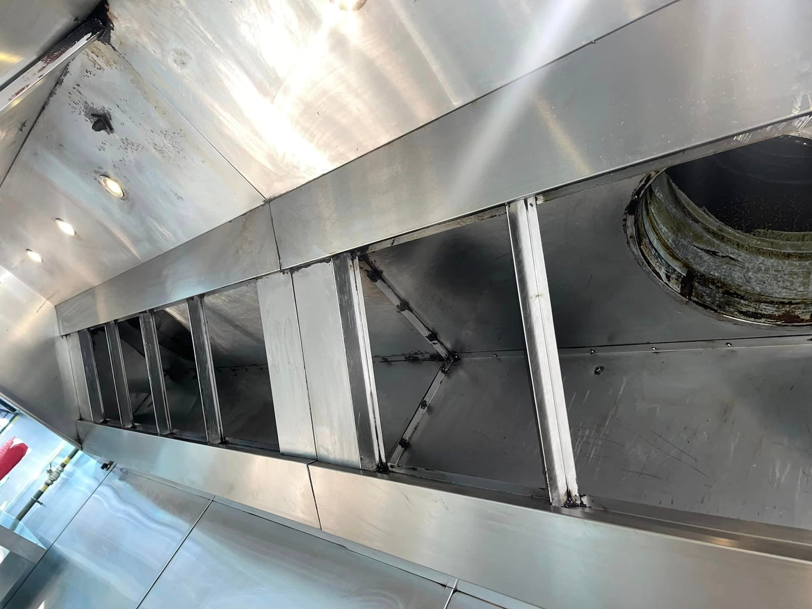 Kitchen extract cleaning project by CS Cleaning & Ducting Specialists