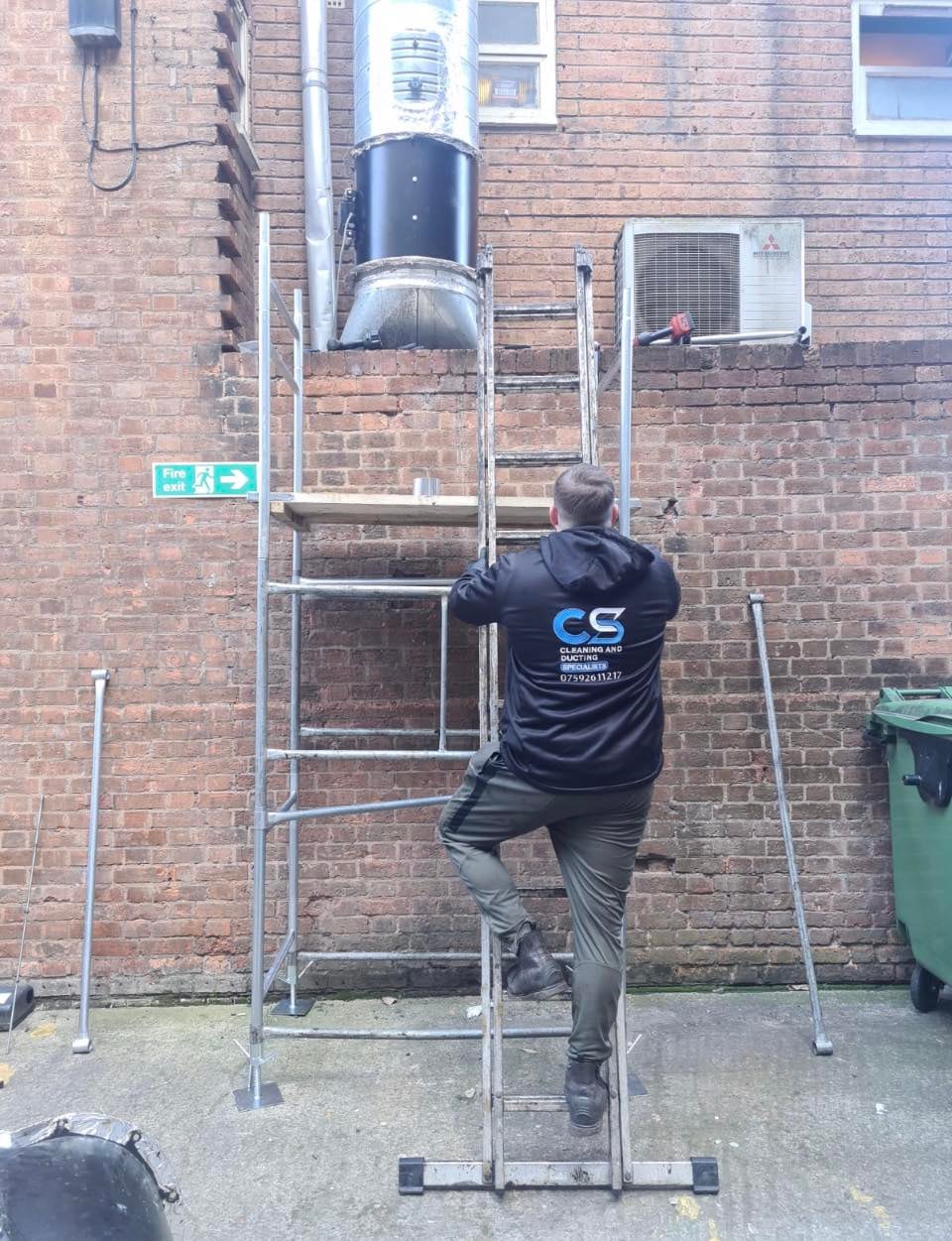 Commercial ventilation duct cleaning by CS Cleaning & Ducting Specialists